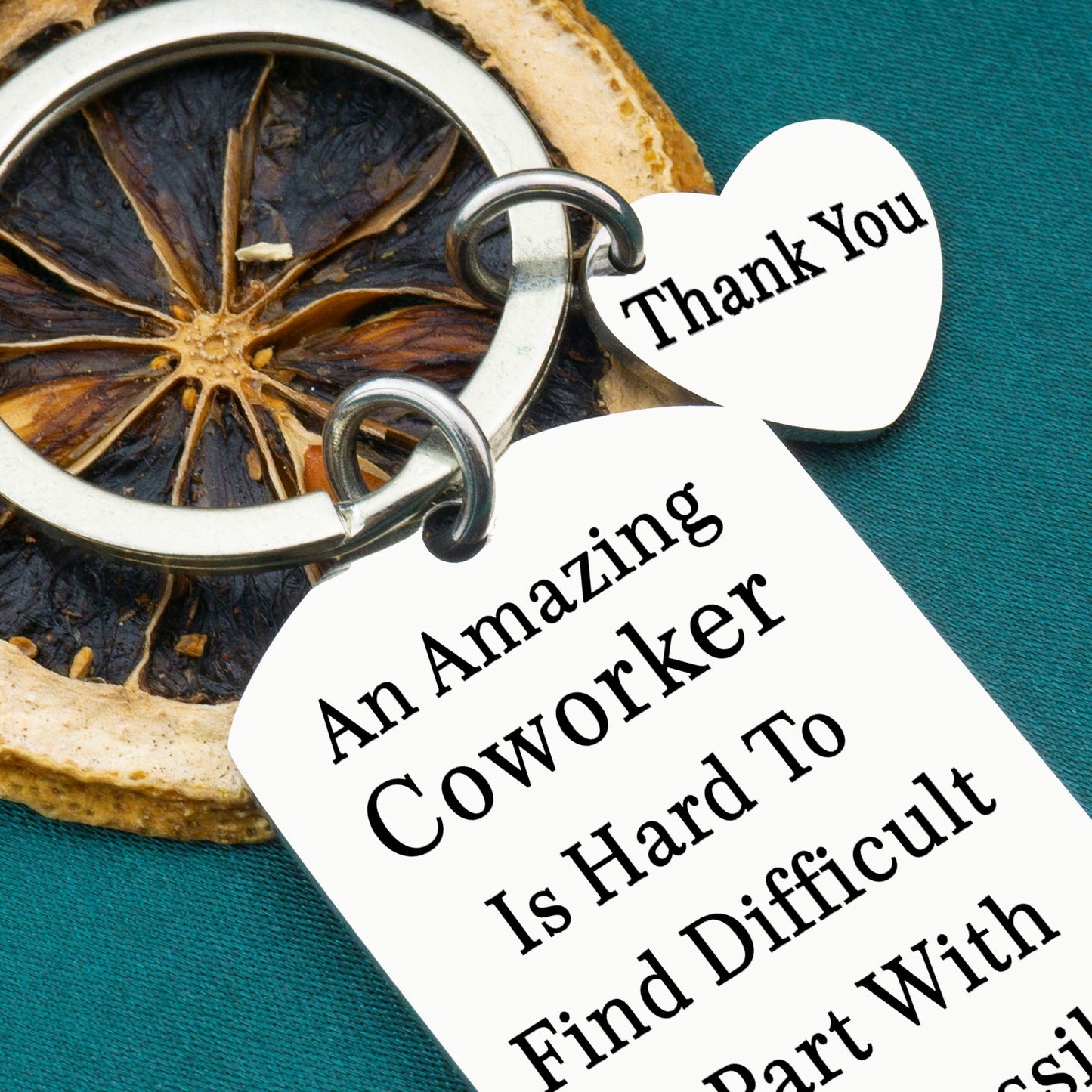 AOBIURV Coworker Keychain Thank You Gifts Appreciation Gifts For Coworker Retirement Gifts For Men Women