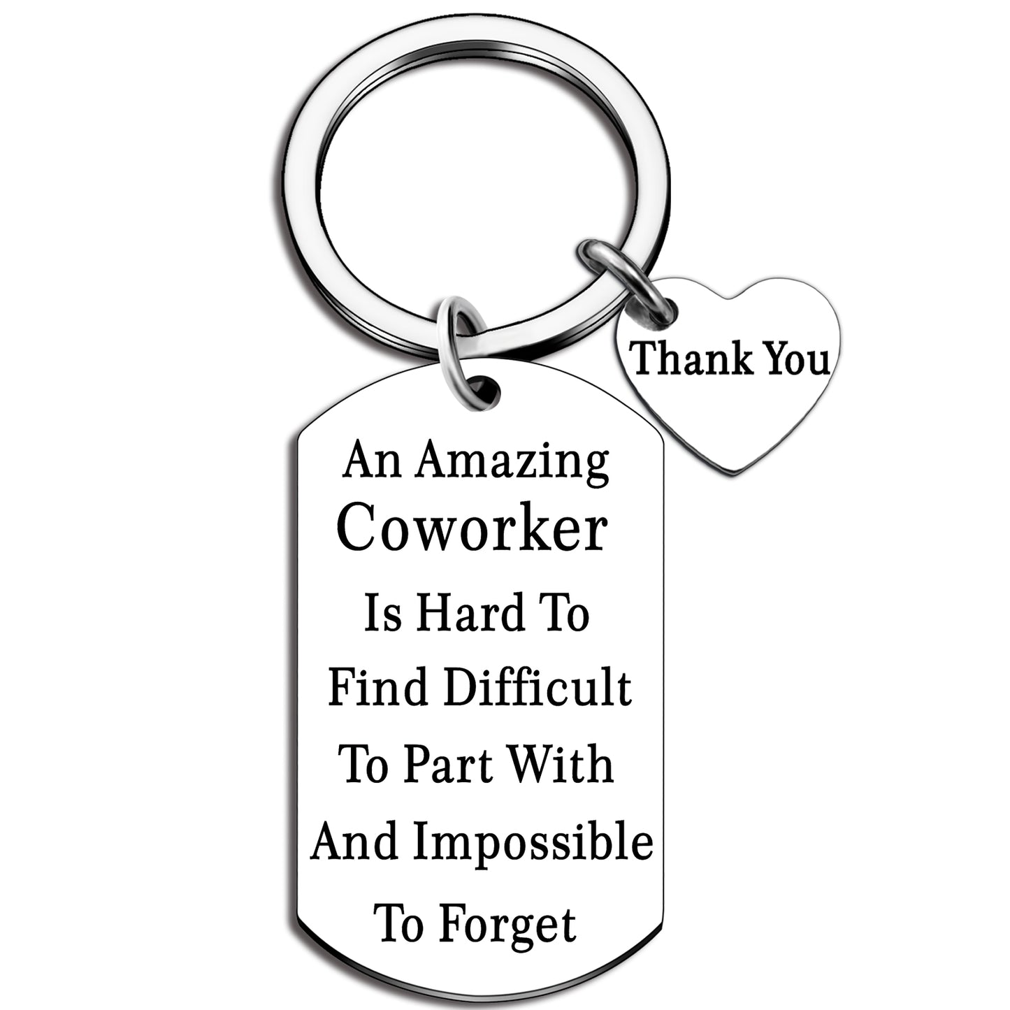 AOBIURV Coworker Keychain Thank You Gifts Appreciation Gifts For Coworker Retirement Gifts For Men Women