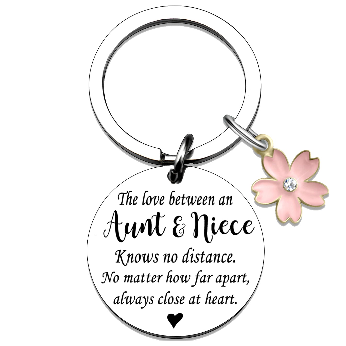 WXCATIM Aunt Niece Gifts Aunt Gifts From Niece Niece Gifts From Aunt Auntie Best Aunt Ever Gifts Key Chain Birthday Gifts For Aunt Niece Christmas Gifts For Aunt From Niece Keychain Gift For Women