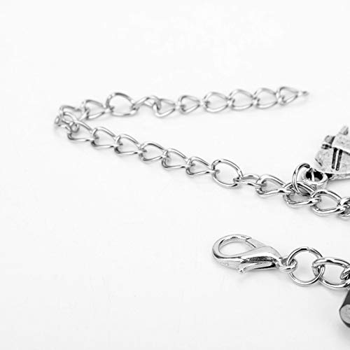 Charm Bracelets Beauty and the Beast Themed Friendship Bracelet, 8-Inch Adjustable, Birthday Gift For Teens Girls