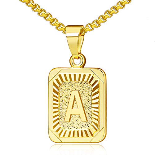 Gold Initial Necklace for Women Gold Letter Necklace for Women Monogram Letter A Necklace Gold Women Necklaces Gifts for Women